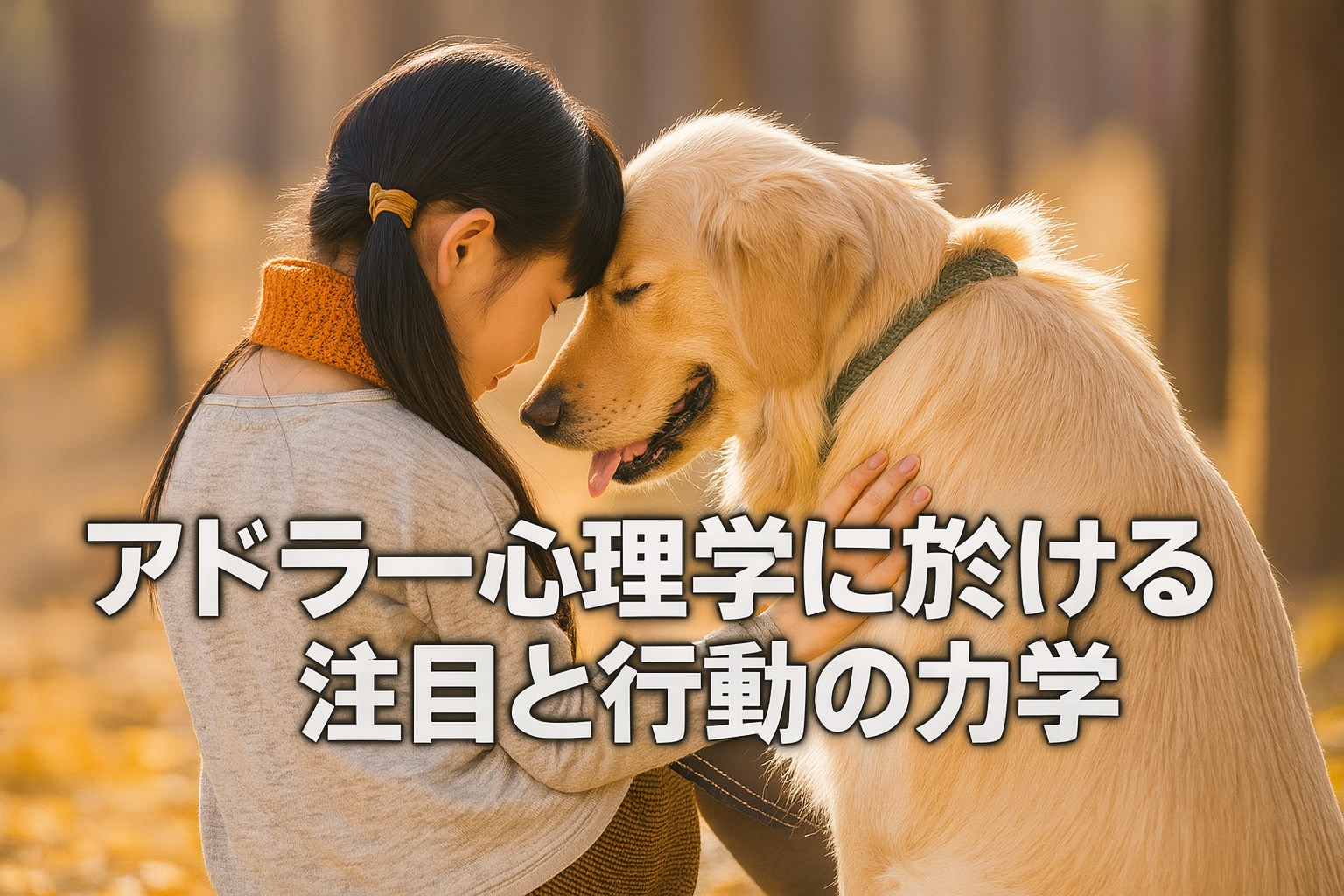 アドラー心理学に於ける注目と行動の力学