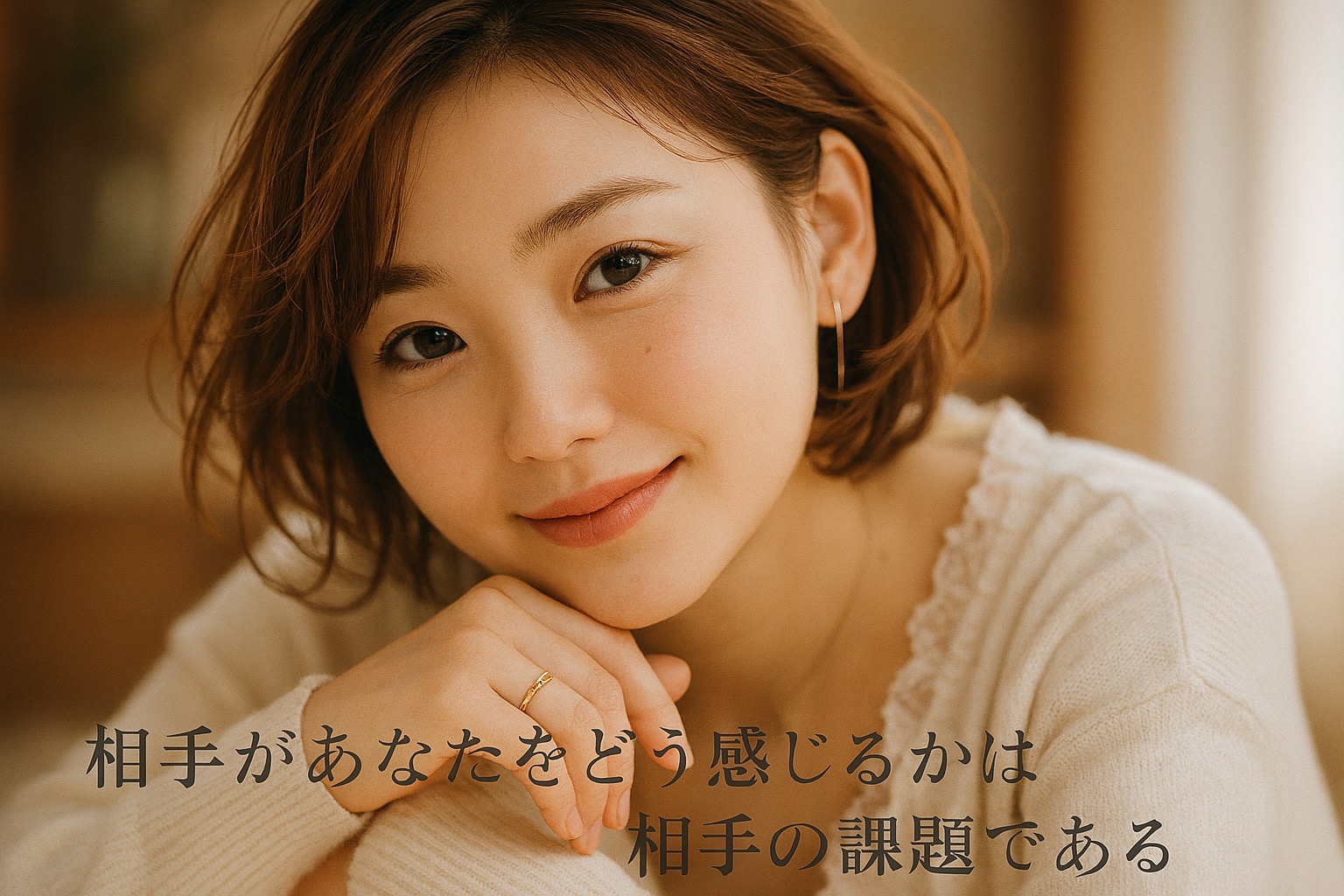 相手があなたをどう感じるかは相手の課題である
