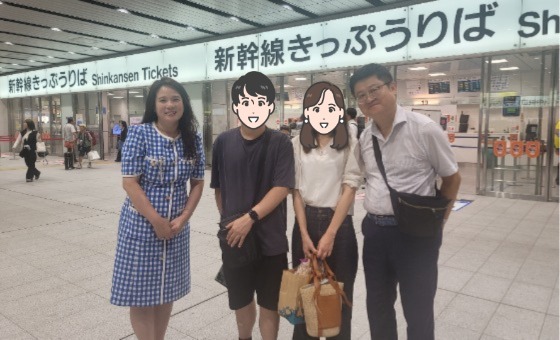 成婚してまもなく日本へ転職