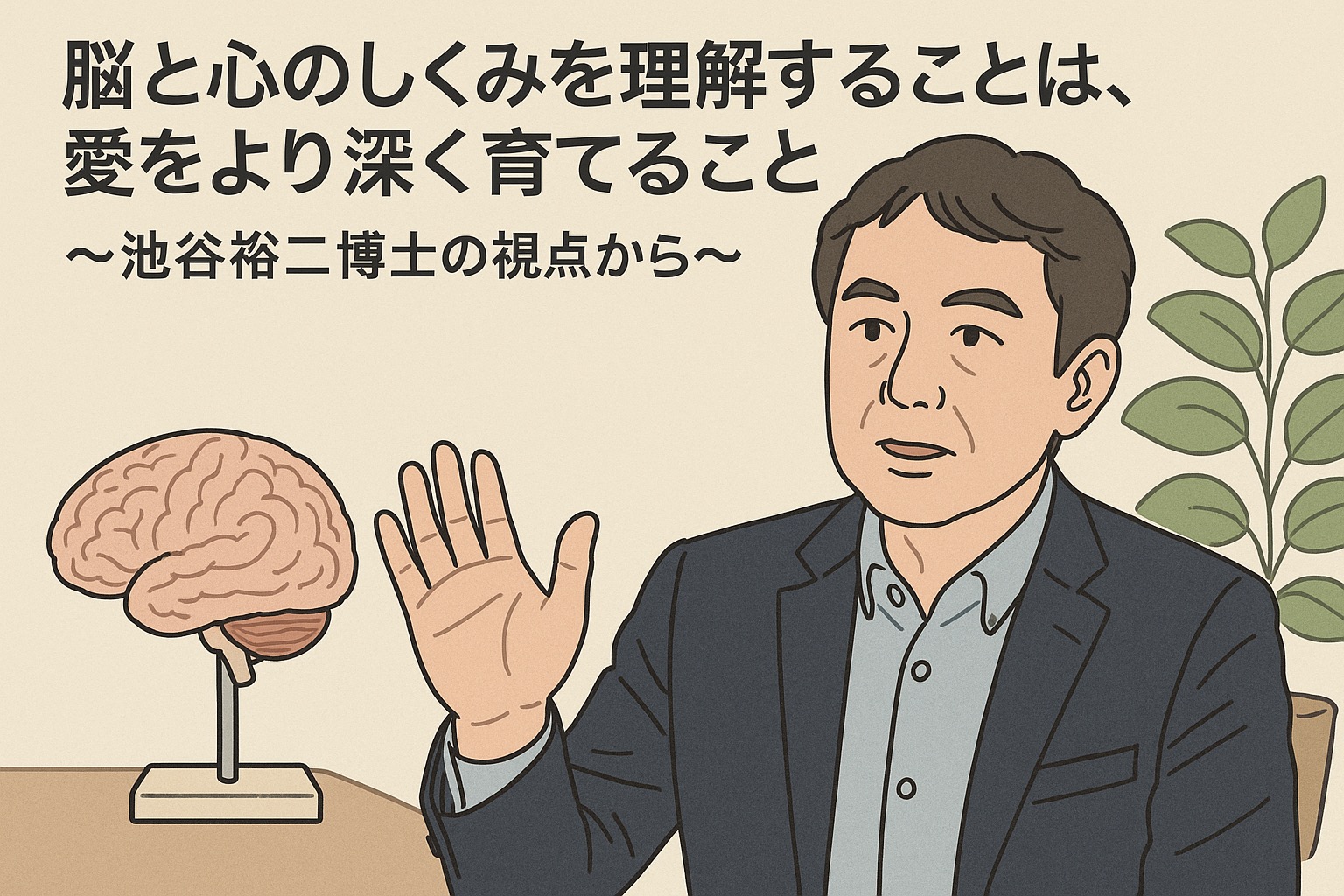 脳と心のしくみを理解することは、愛をより深く育てること〜池谷裕二博士の視点から〜