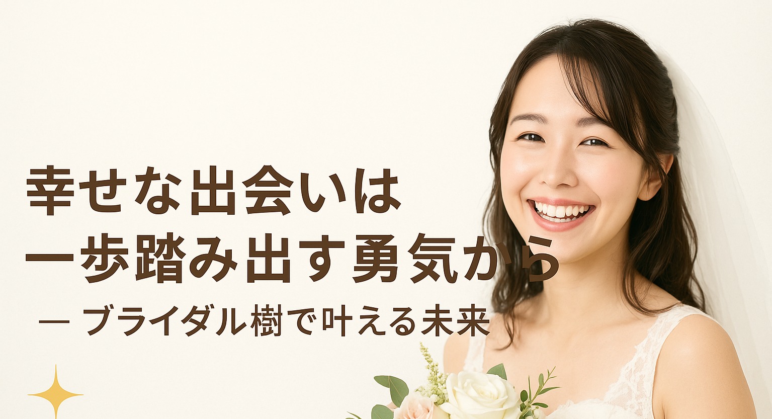 「幸せな出会いは一歩踏み出す勇気から ― ブライダル樹で叶える未来」
