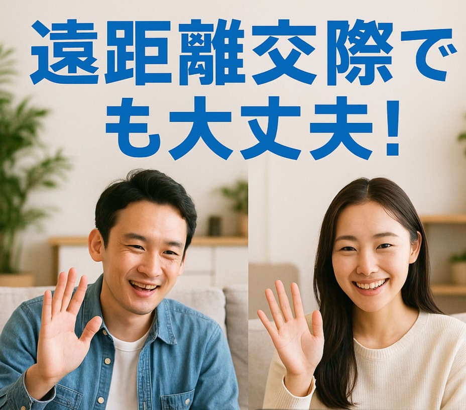 遠距離交際でも大丈夫！