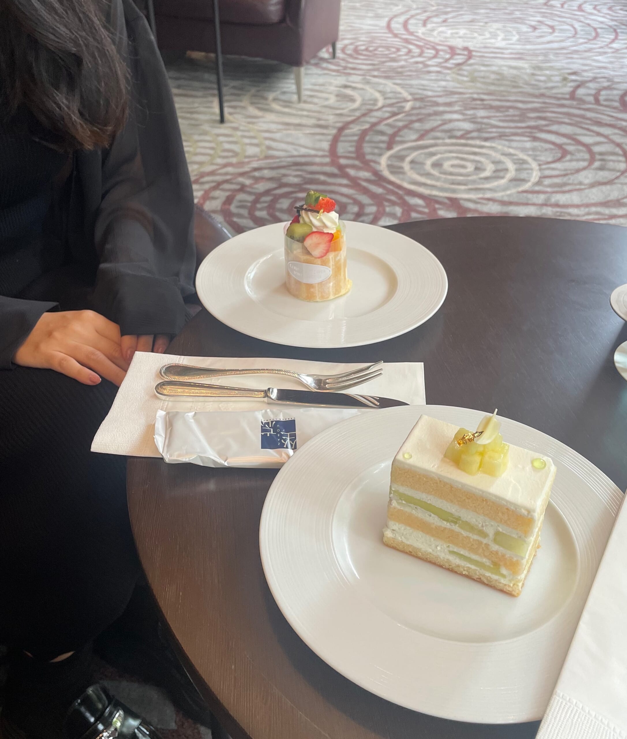会員様とホテルラウンジで面談☕️