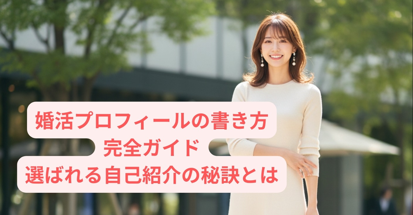 婚活プロフィールの書き方完全ガイド｜選ばれる自己紹介の秘訣とは