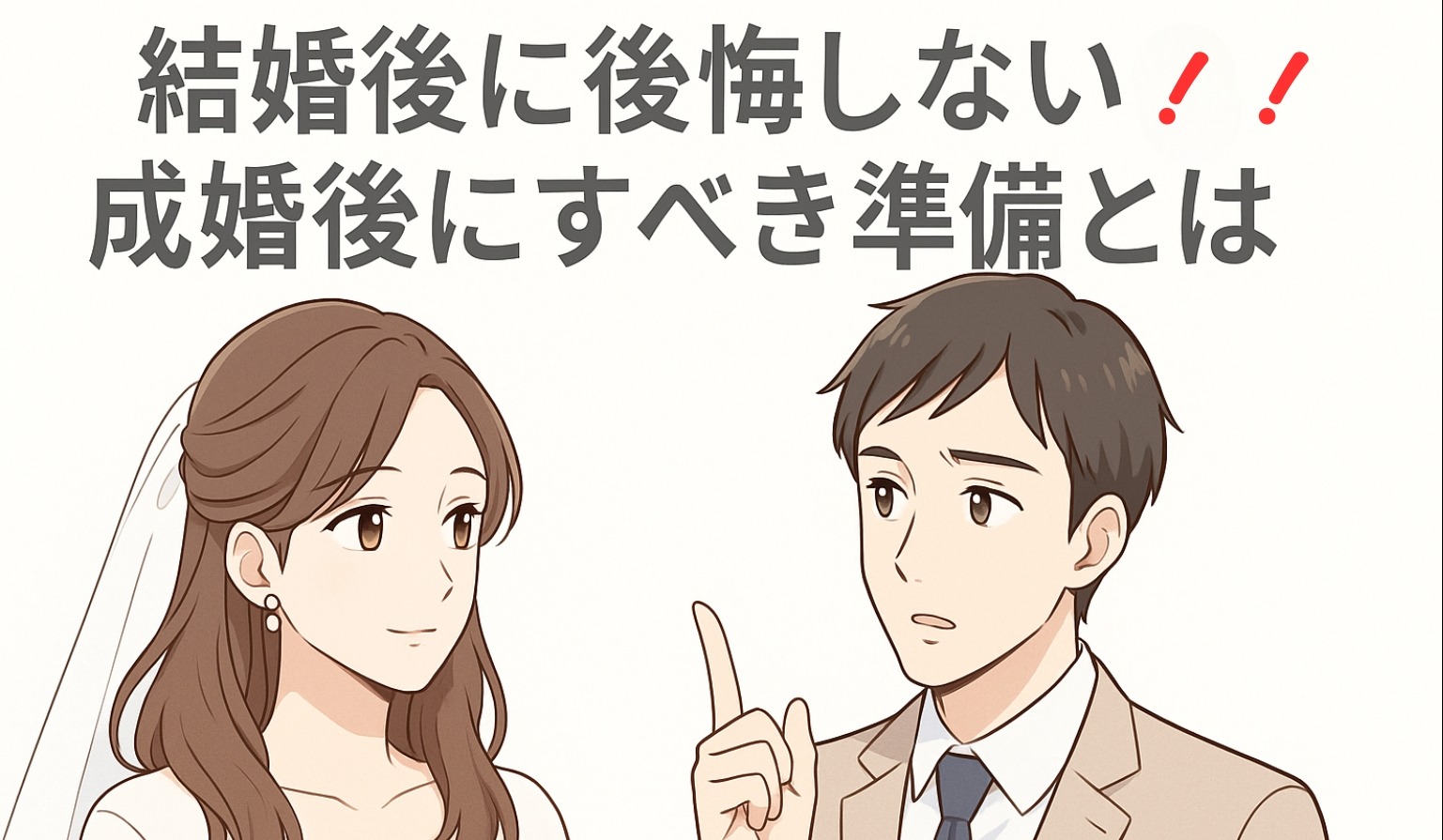 結婚後に後悔しないための準備と心構えとは？