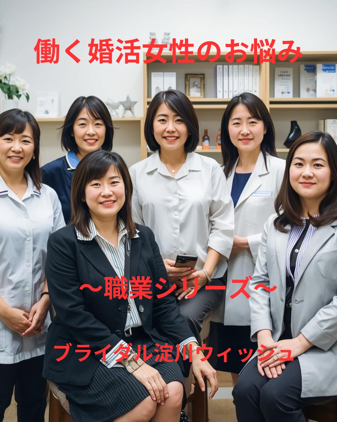 働く婚活女性のお悩み～職業シリーズ～