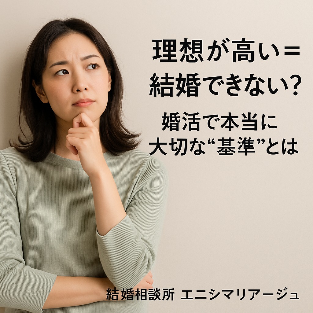 理想が高い＝結婚できない？ 婚活で本当に大切な“基準”とは