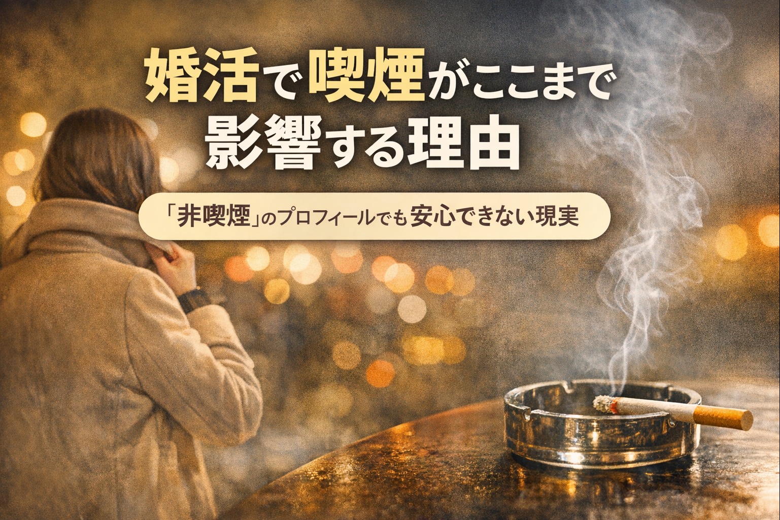 婚活で意外と多い「喫煙」に関するご相談について