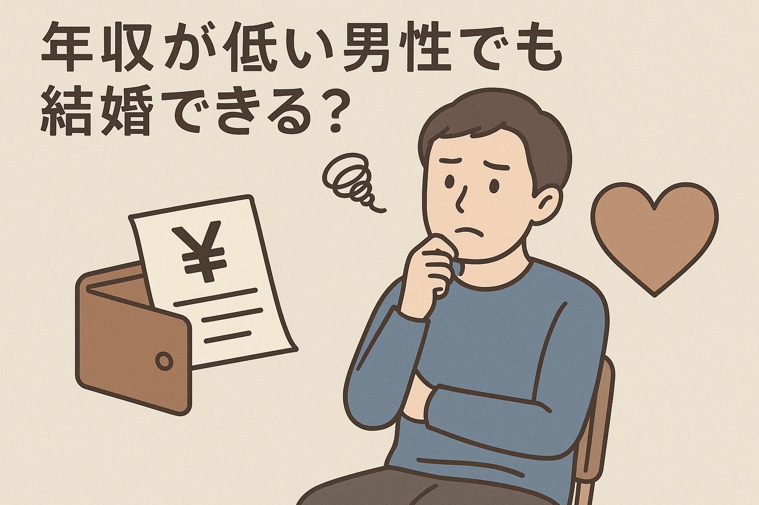 年収が低い男性でも結婚は可能？