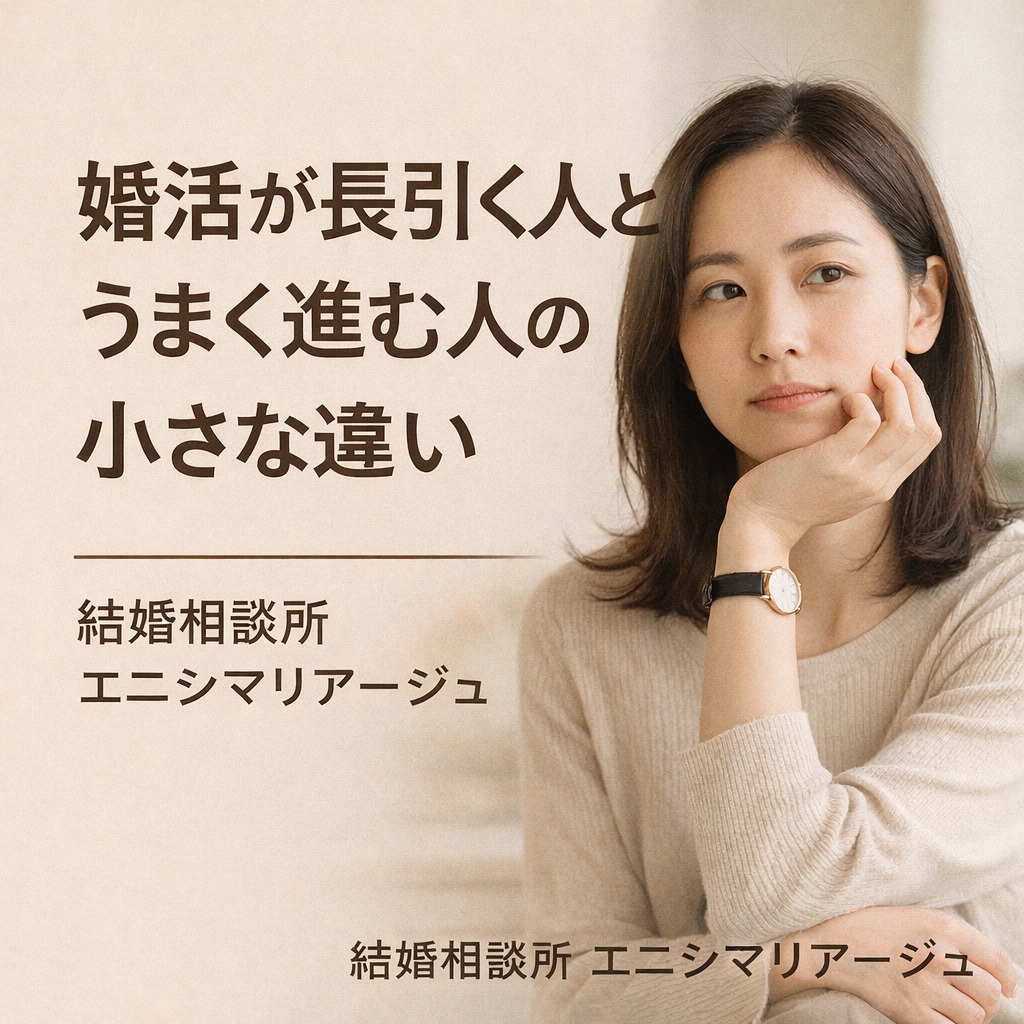 婚活が長引く人と うまく進む人の小さな違い