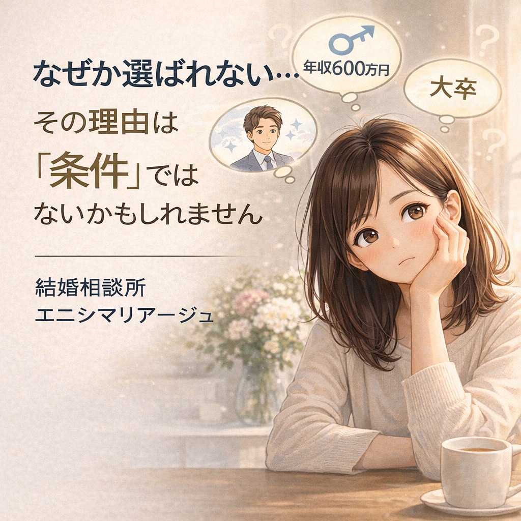 なぜか選ばれない…その理由は条件ではないかも