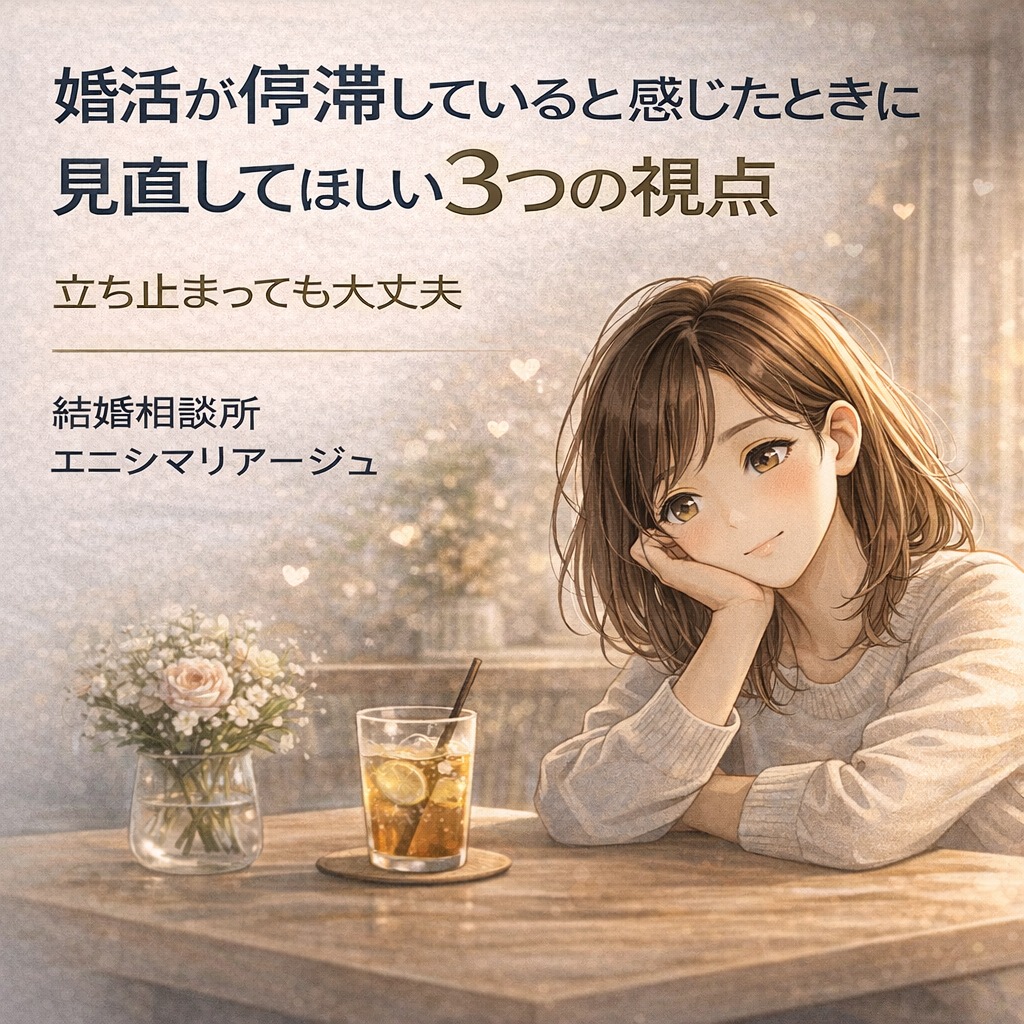 婚活が停滞していると感じたときに
