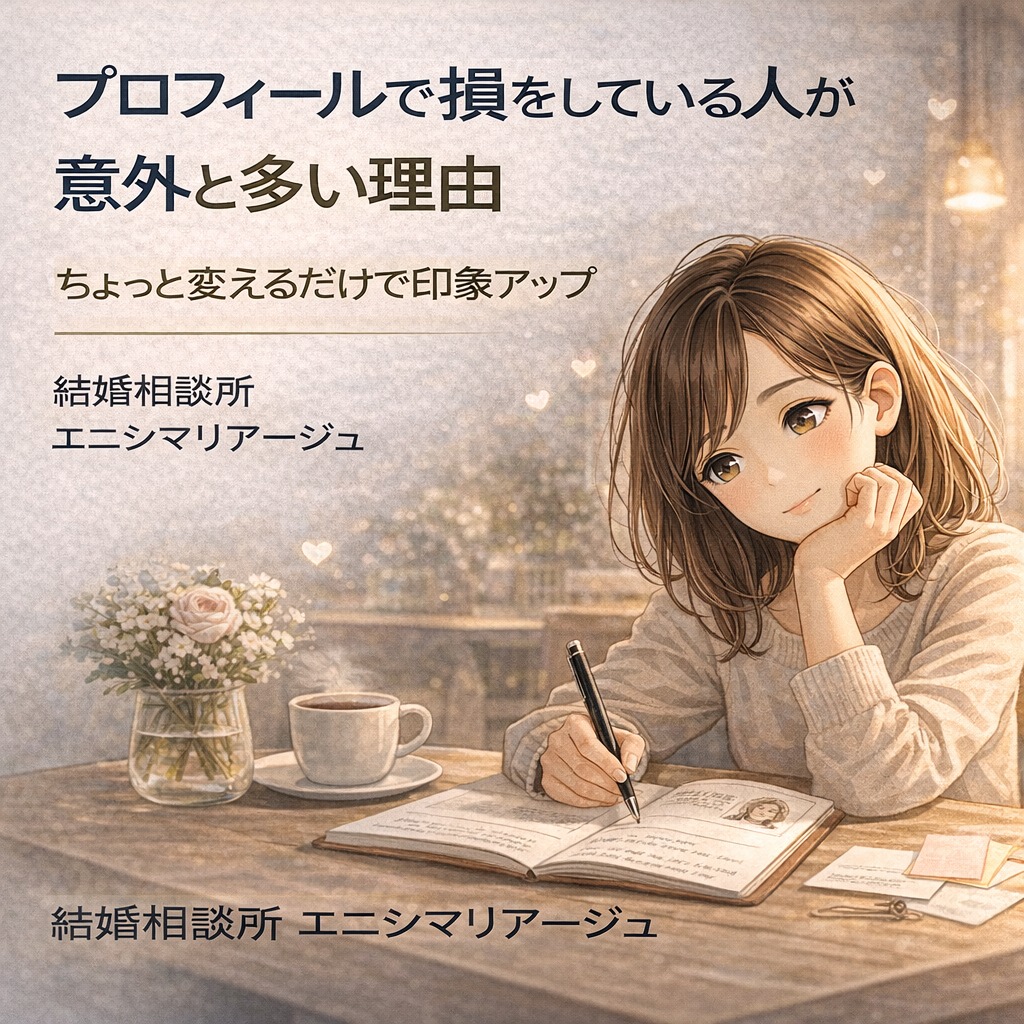 「プロフィールで損をしている理由」