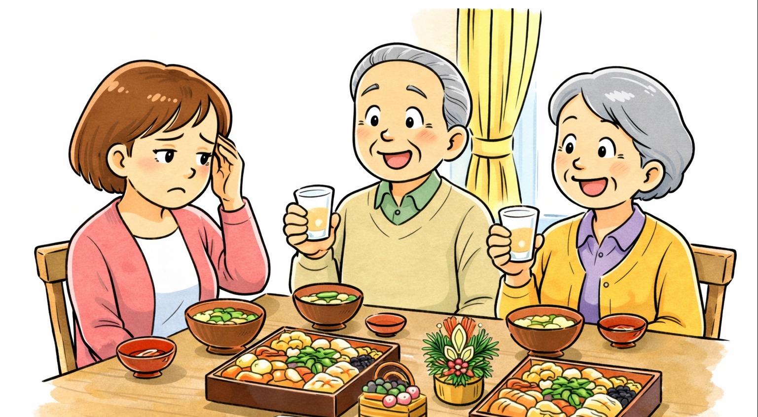 お正月帰省、気まずすぎる問題。「結婚します」とは言えないよ…！