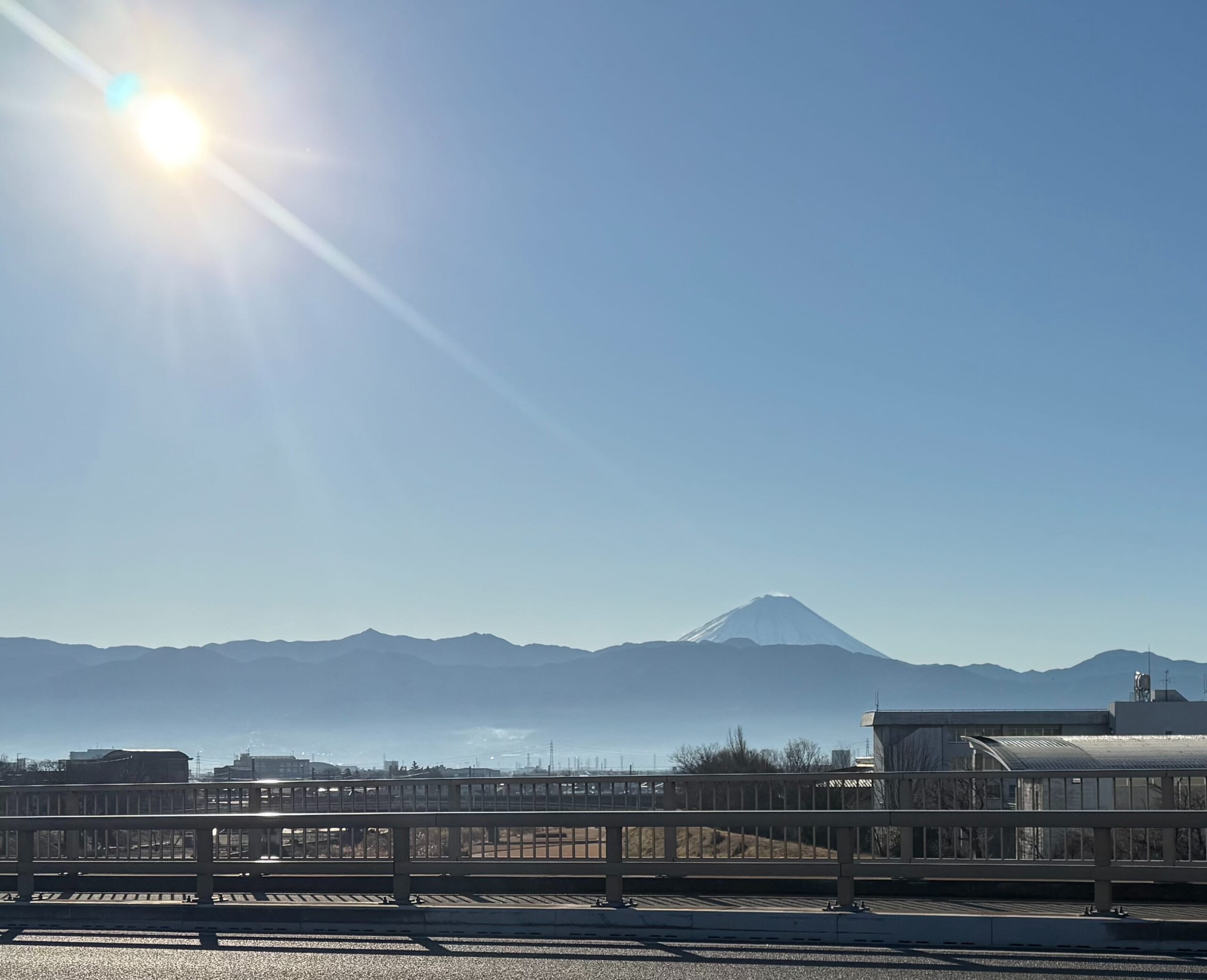富士山を眺めながら、今年のご縁を思う
