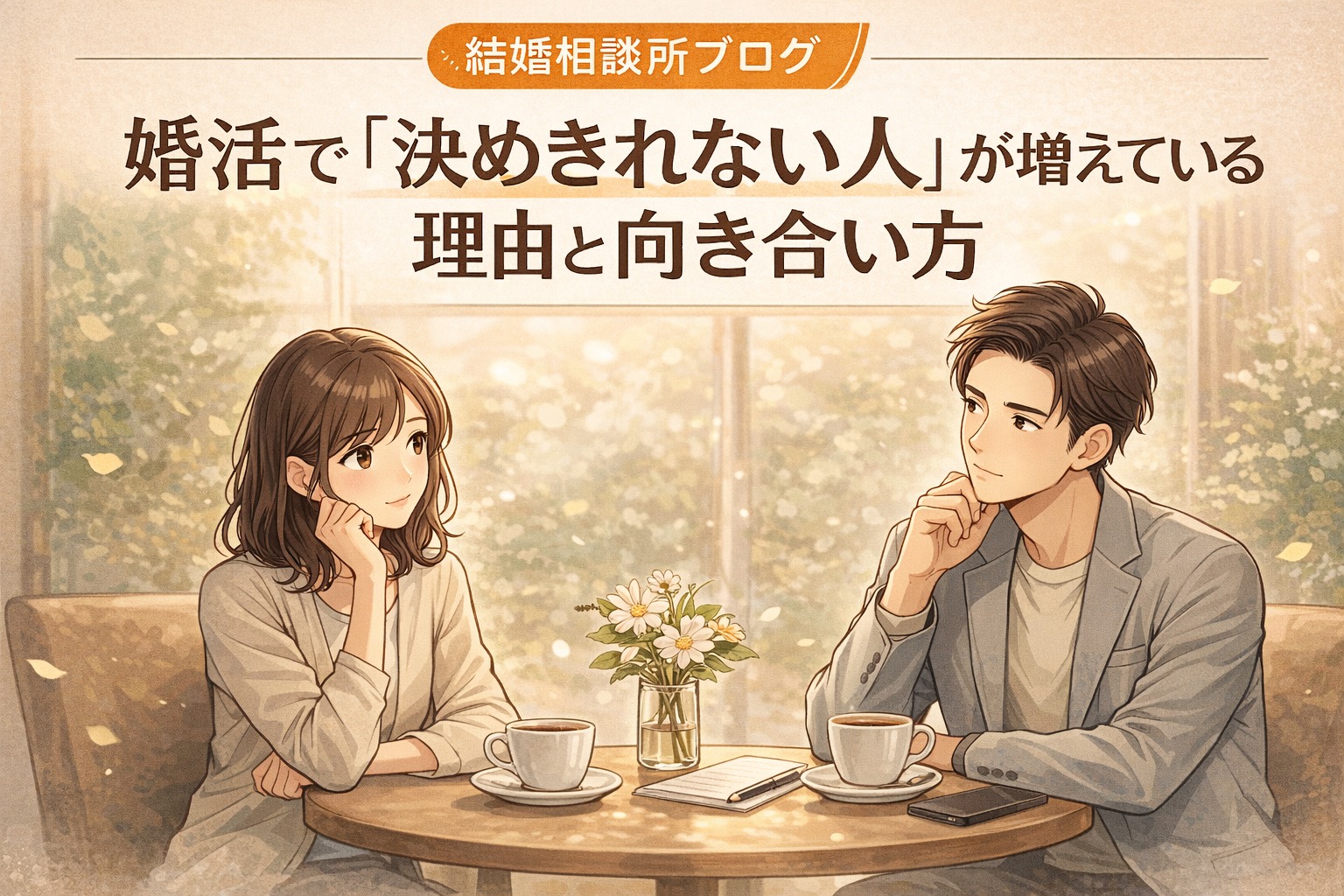 婚活で「決めきれない人」が増えている理由と向き合い方