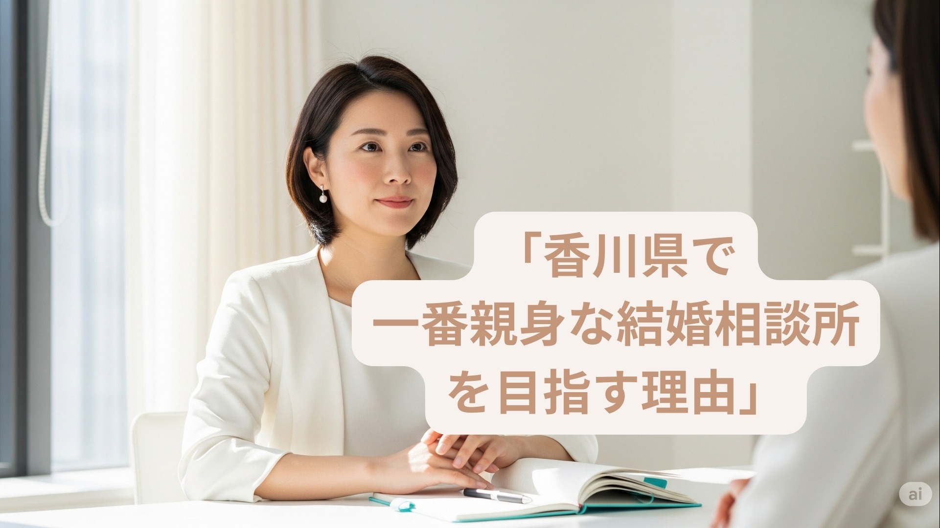 「香川県で一番親身な結婚相談所を目指す理由」