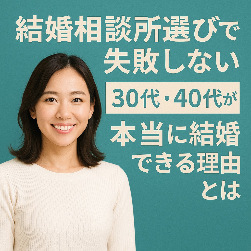 30代・40代の方必見！！結婚相手を見つける方法(^^)