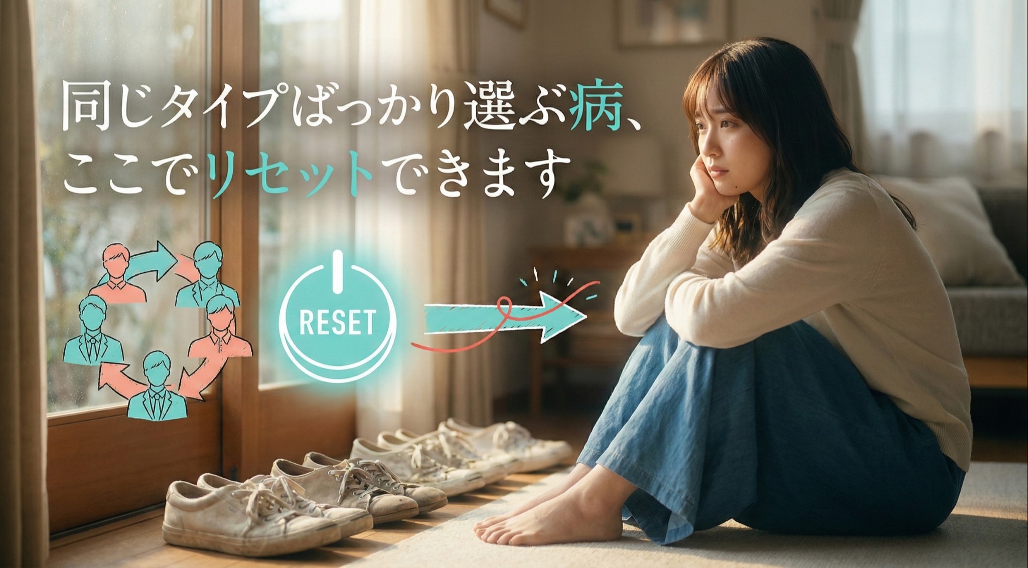 【同じタイプばっかり選ぶ病】は卒業できる。あなたの「恋愛コンパス」をリセットする方法