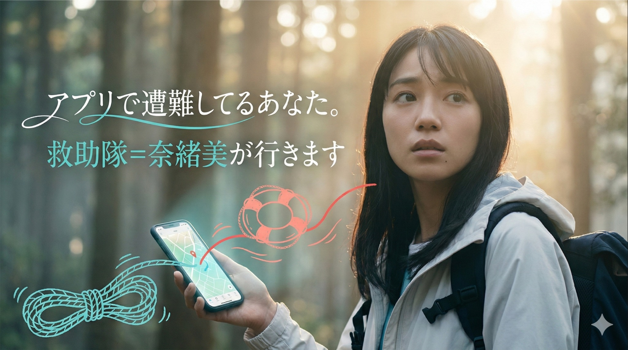 【緊急救助】マッチングアプリの山で「遭難」していませんか？救助隊長・奈緒美が教える生還ルート