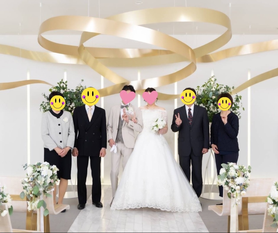 ウェディングフォト報告をいただきました