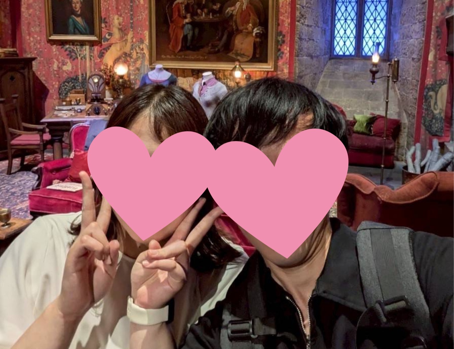 ハリーポッター好きのお二人です