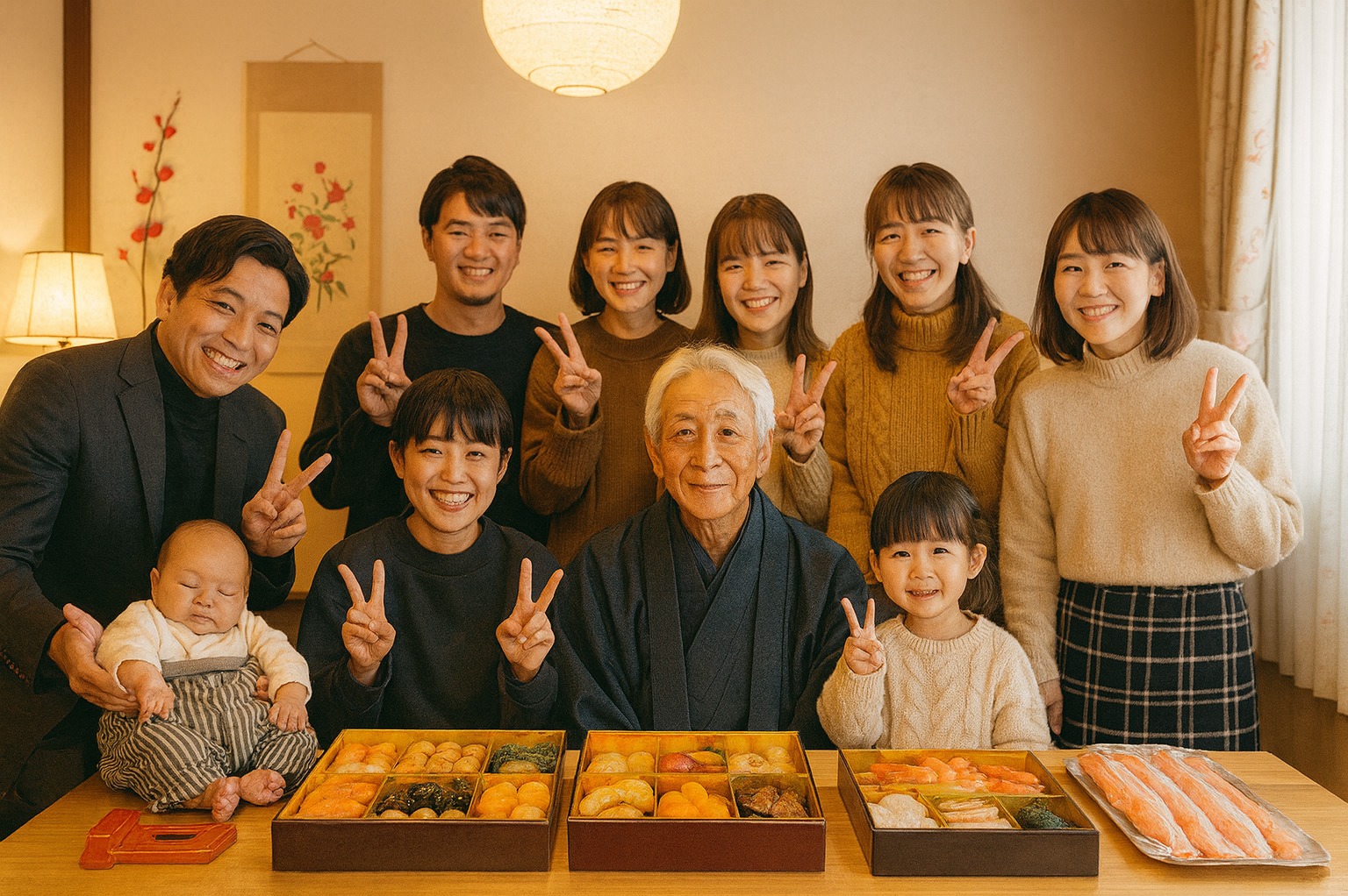 同じ家に育ち、違う家庭を育てる｜家族の色が見えるお正月