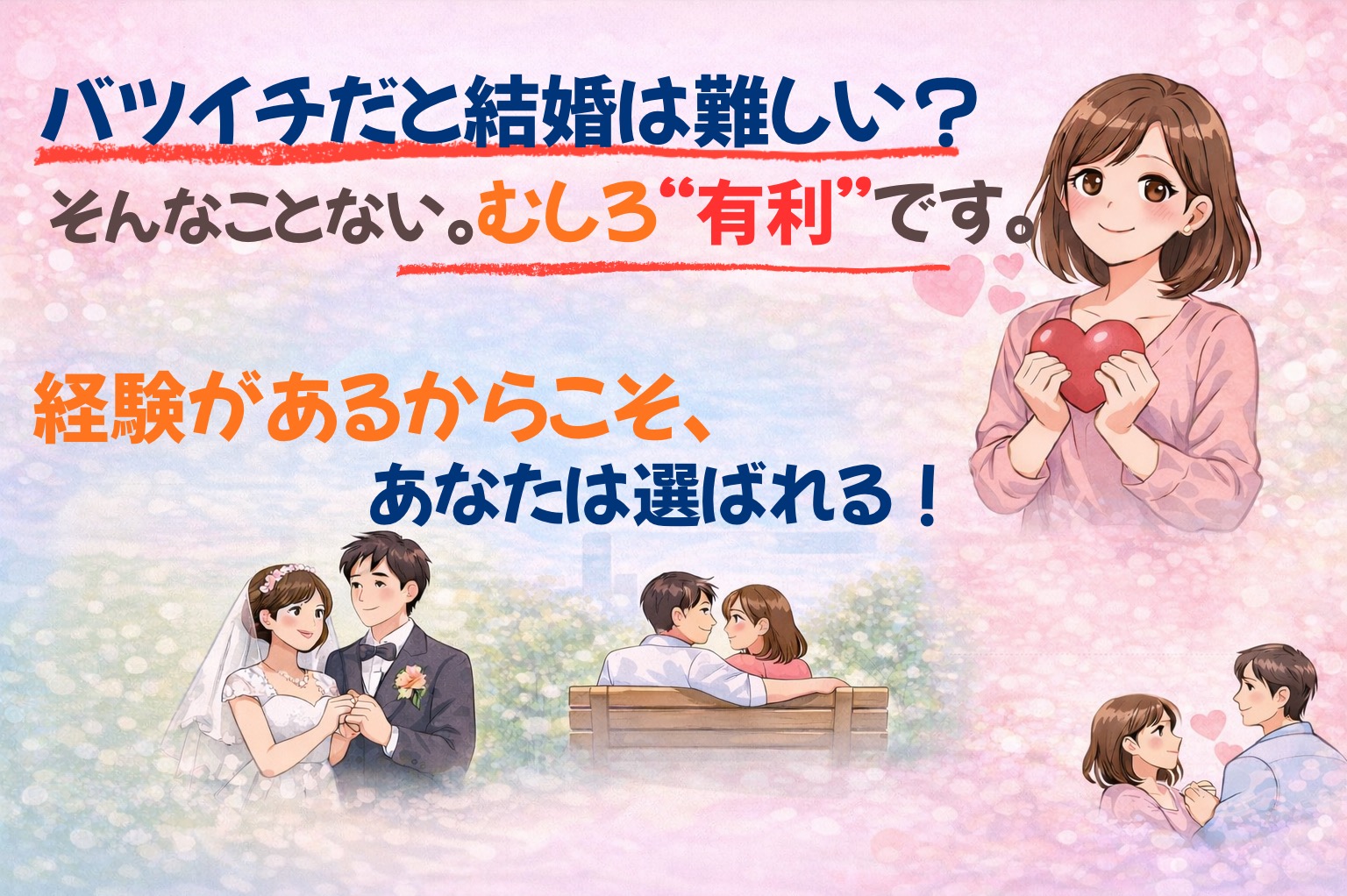 バツイチでやっぱり結婚って難しいの？