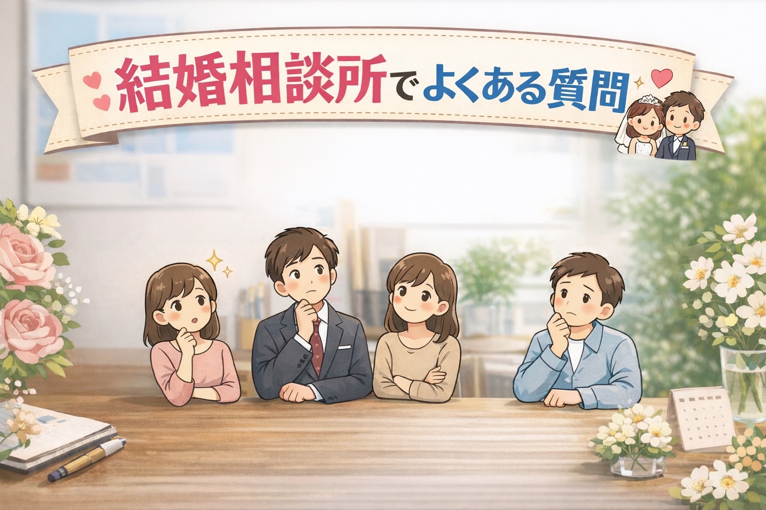 結婚相談所でよくある質問をまとめてみました