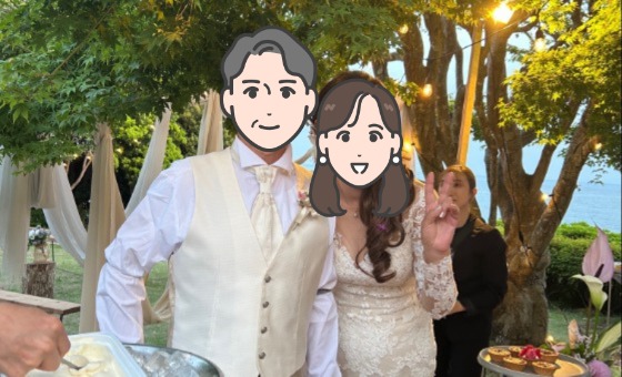 海辺の素敵な結婚式場にてハッピーウエディング