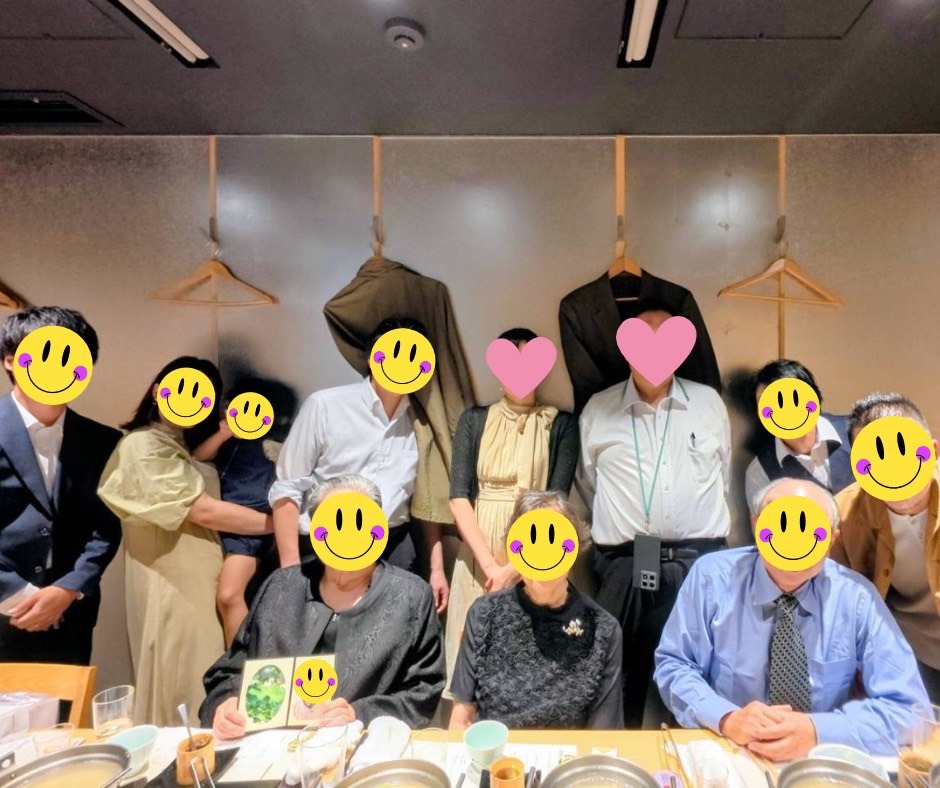 両家顔合わせ報告です