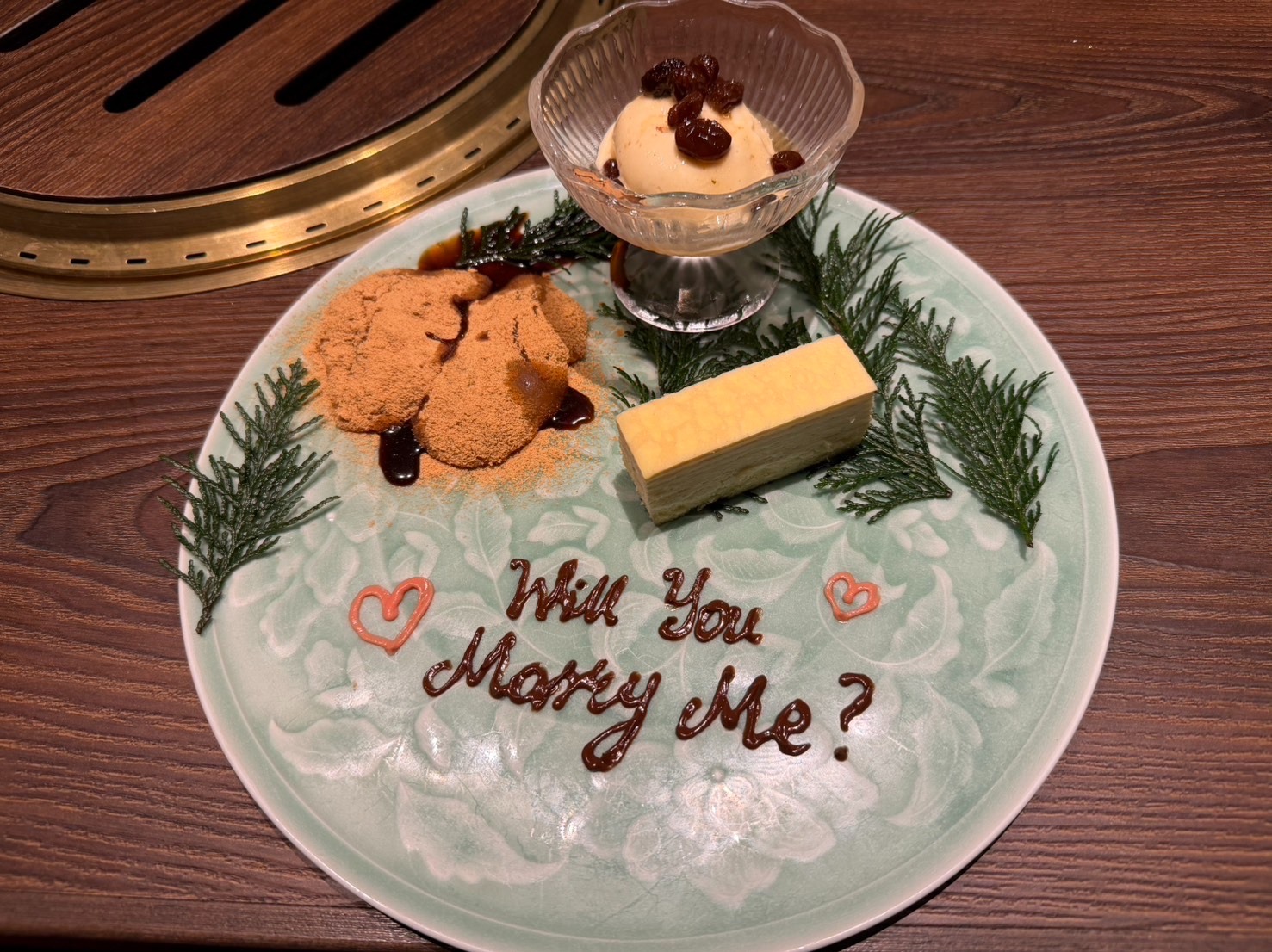 プロポーズ大成功