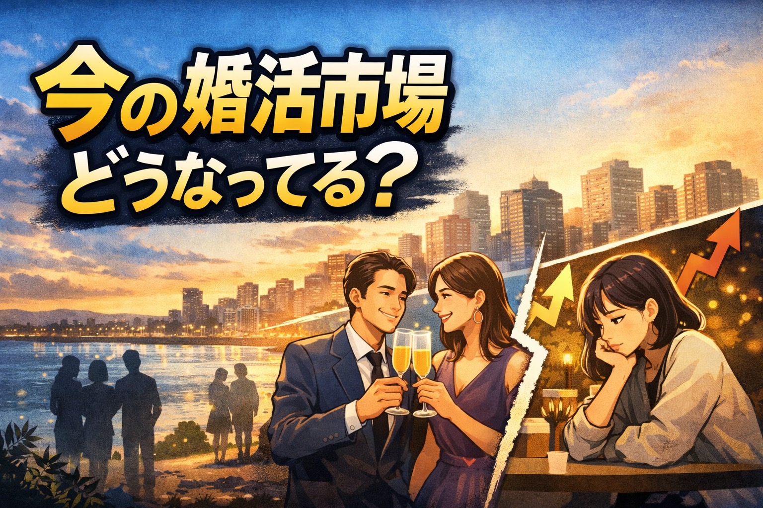 今の婚活市場ってどうなってる？リアルな現状を解説