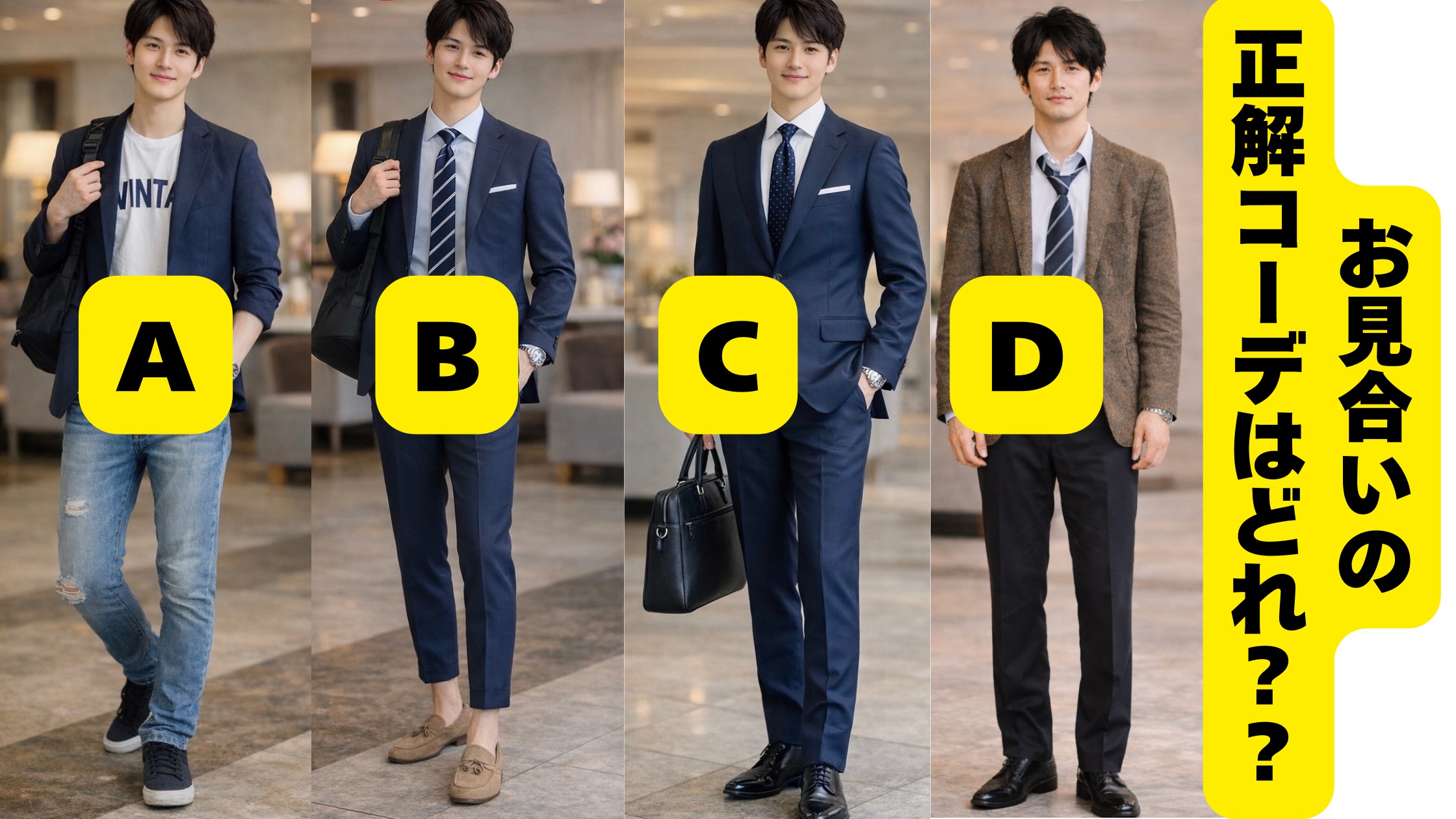 ＼男性必見／お見合いの正解コーデは？？