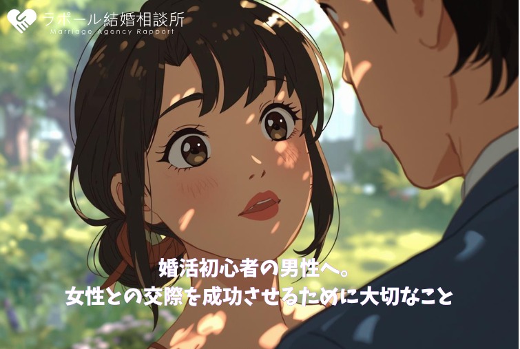 婚活初心者の男性へ。女性との交際を成功させるために大切なこと