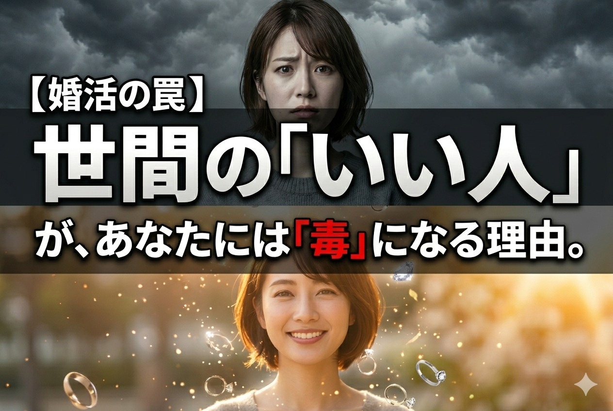 「いい人なんだけど、なんか違う」の正体。それは性格の不一致ではなく…