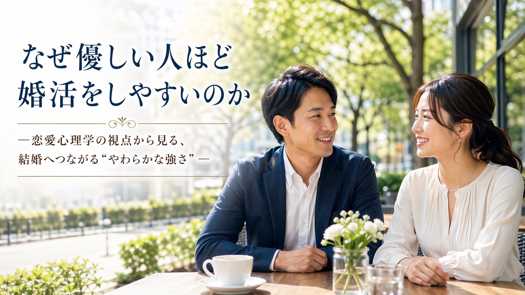 なぜ優しい人ほど婚活をしやすいのか ―恋愛心理学の視点から見る、結婚へつながる“やわらかな強さ”― https://www.cherry-piano.com