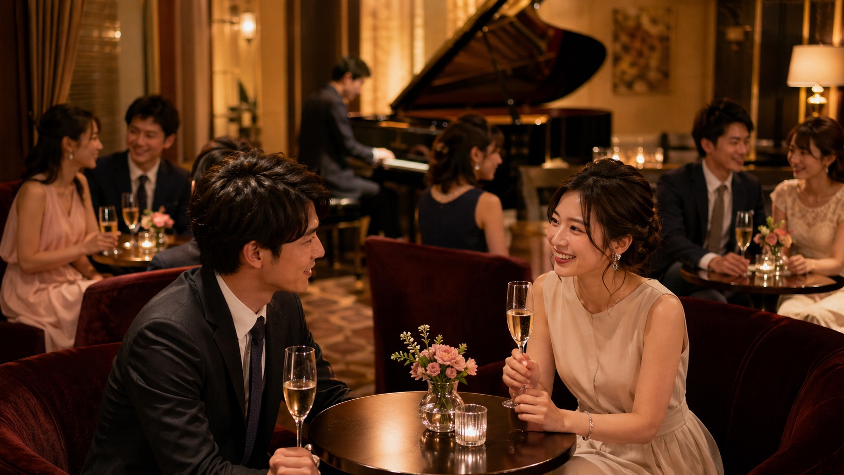 「ピアノ・ラウンジ婚活パーティ」に於ける恋愛心理学 ―音楽が心をほどき、出会いを“自然な親密さ”へ導く理由―  https://www.cherry-piano.com