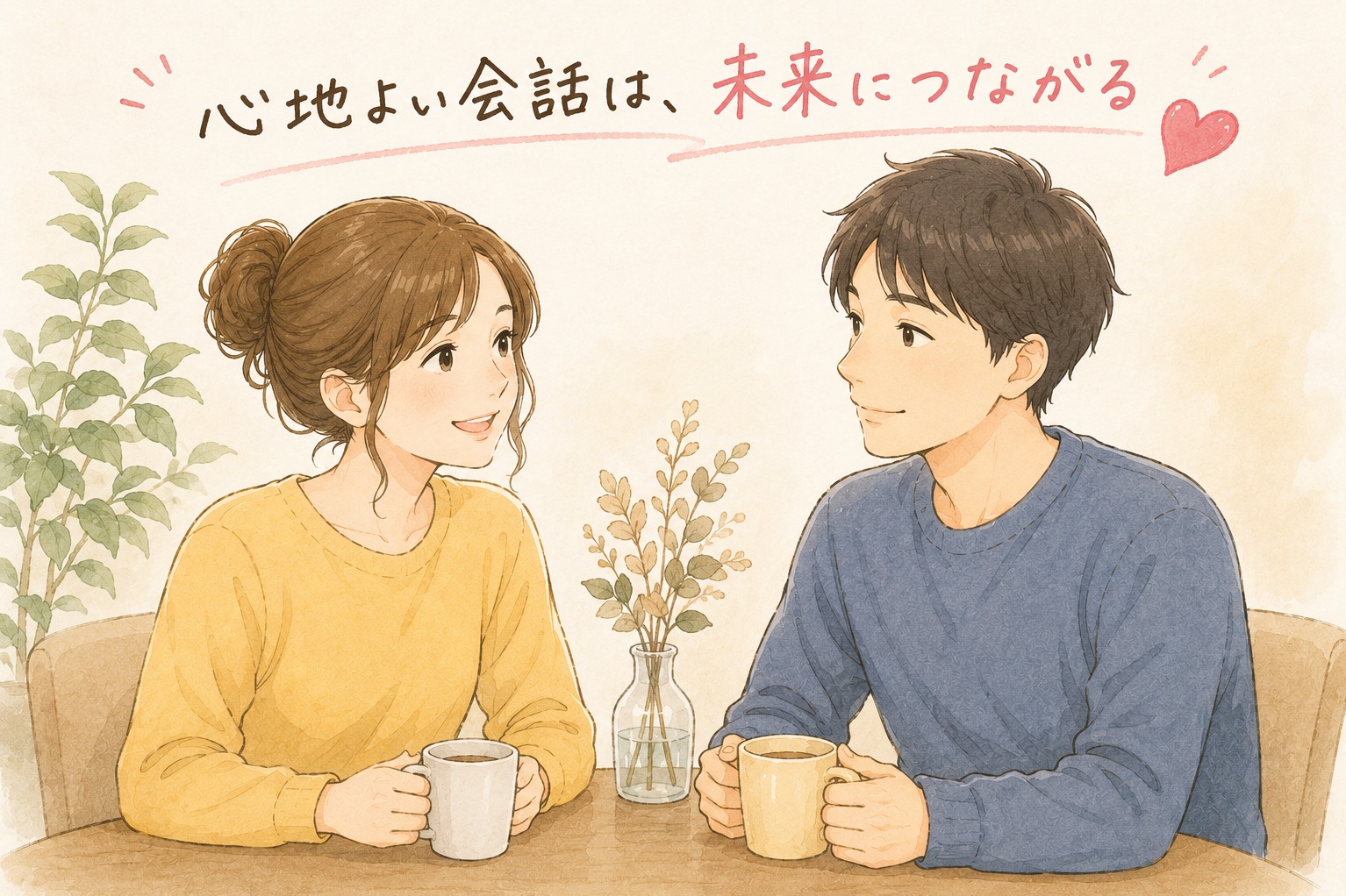 相手を疲れさせない会話とは？婚活で意識したいポイント
