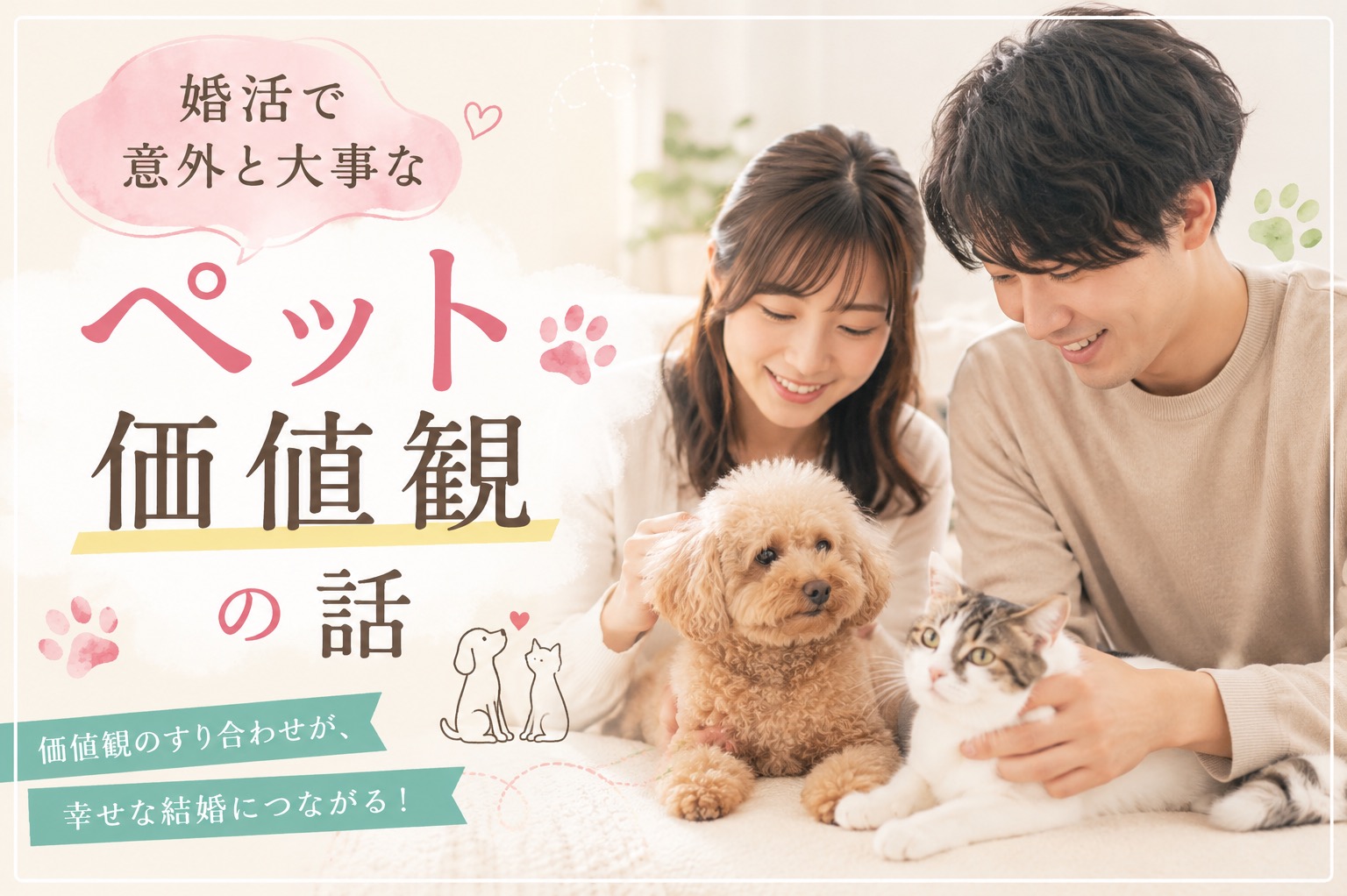 婚活で意外と大事な“ペット価値観”の話