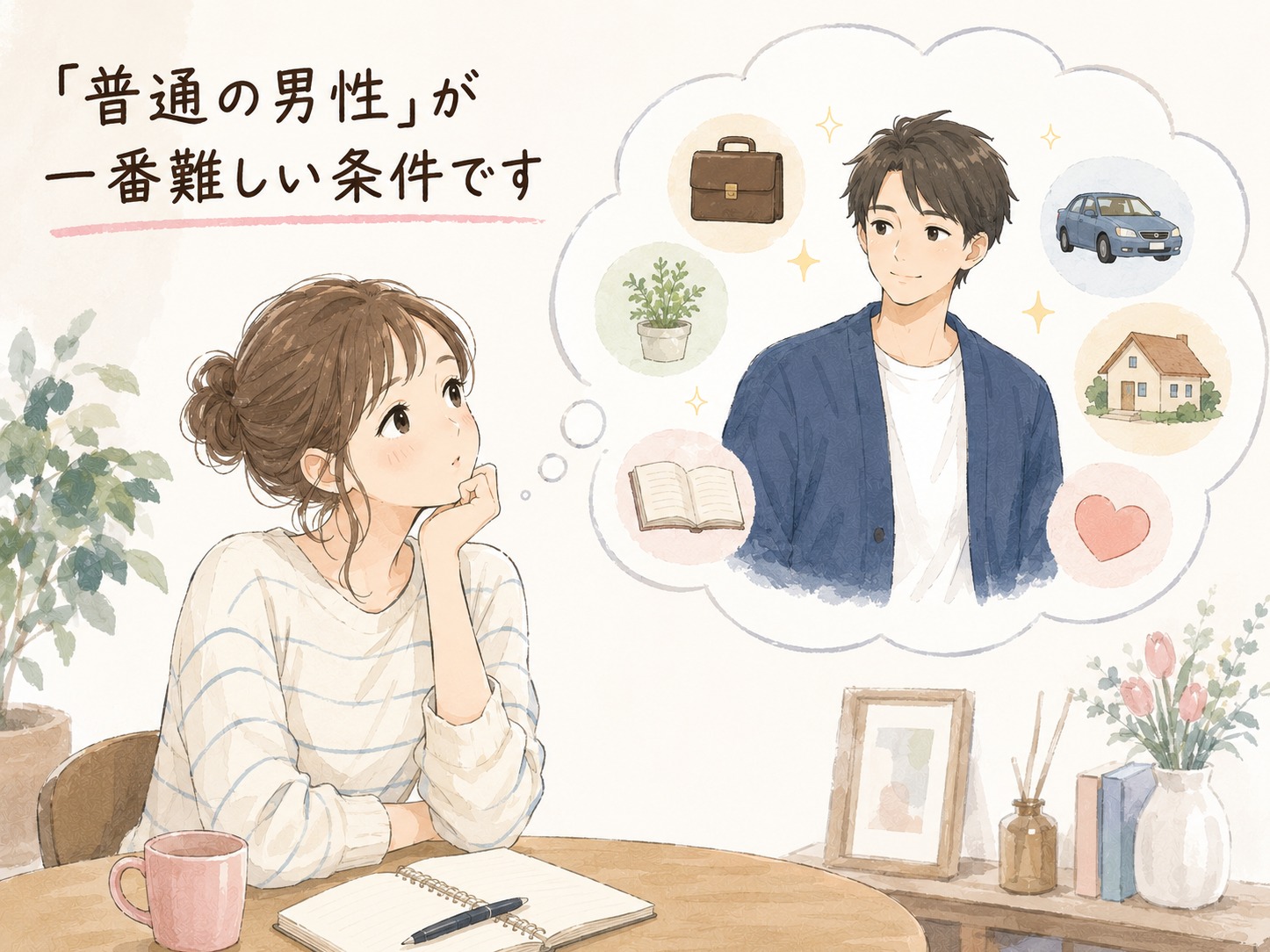 「普通の男性がいい」は本当に普通の条件ですか？