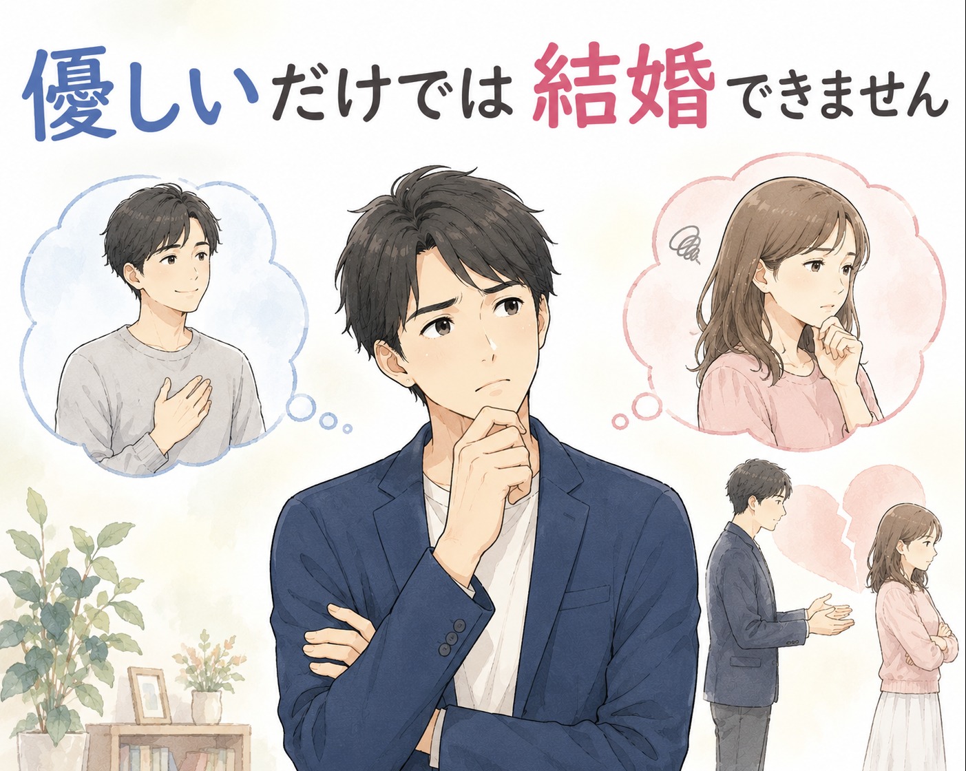 婚活で損をする「優しすぎる男性」の特徴