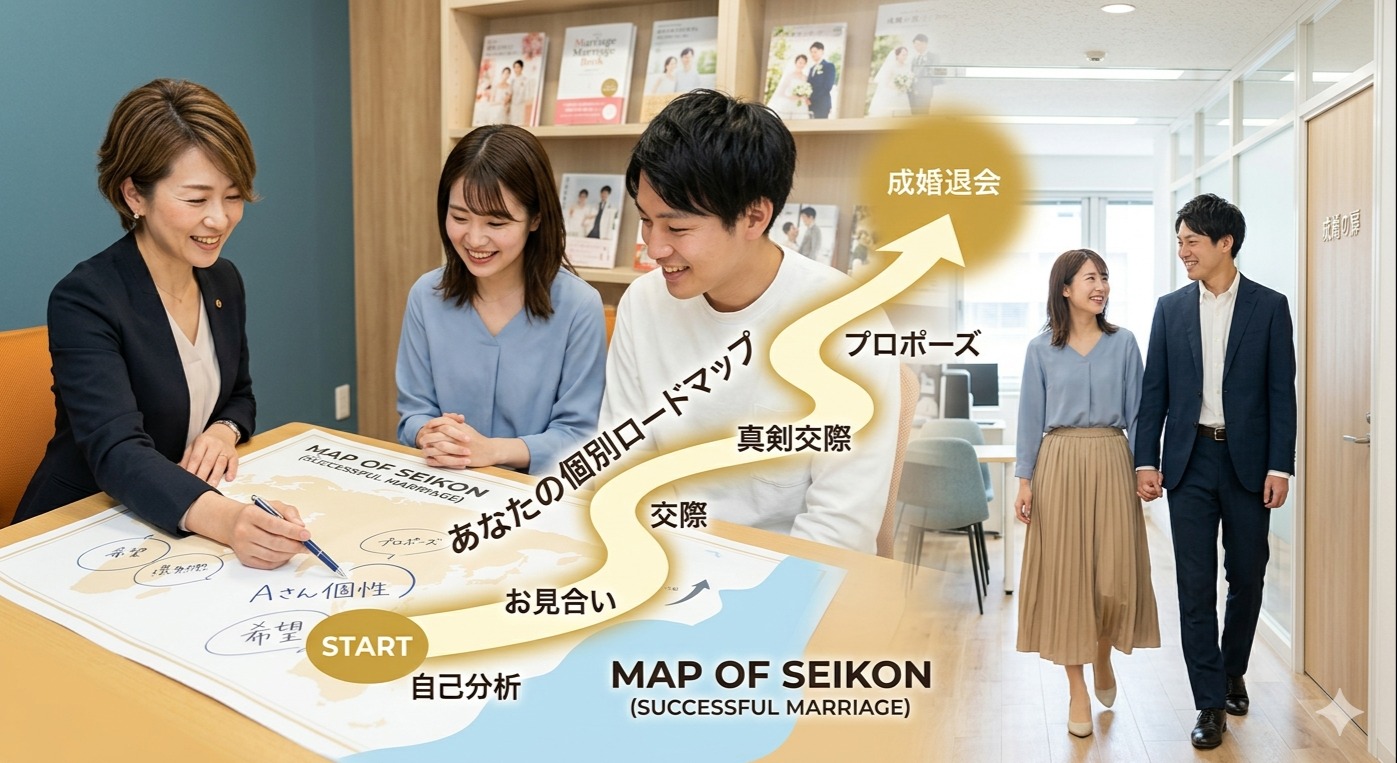「みんなと同じ婚活」だから、成果が出ない。成婚率を変えるオーダーメイド計画の力。