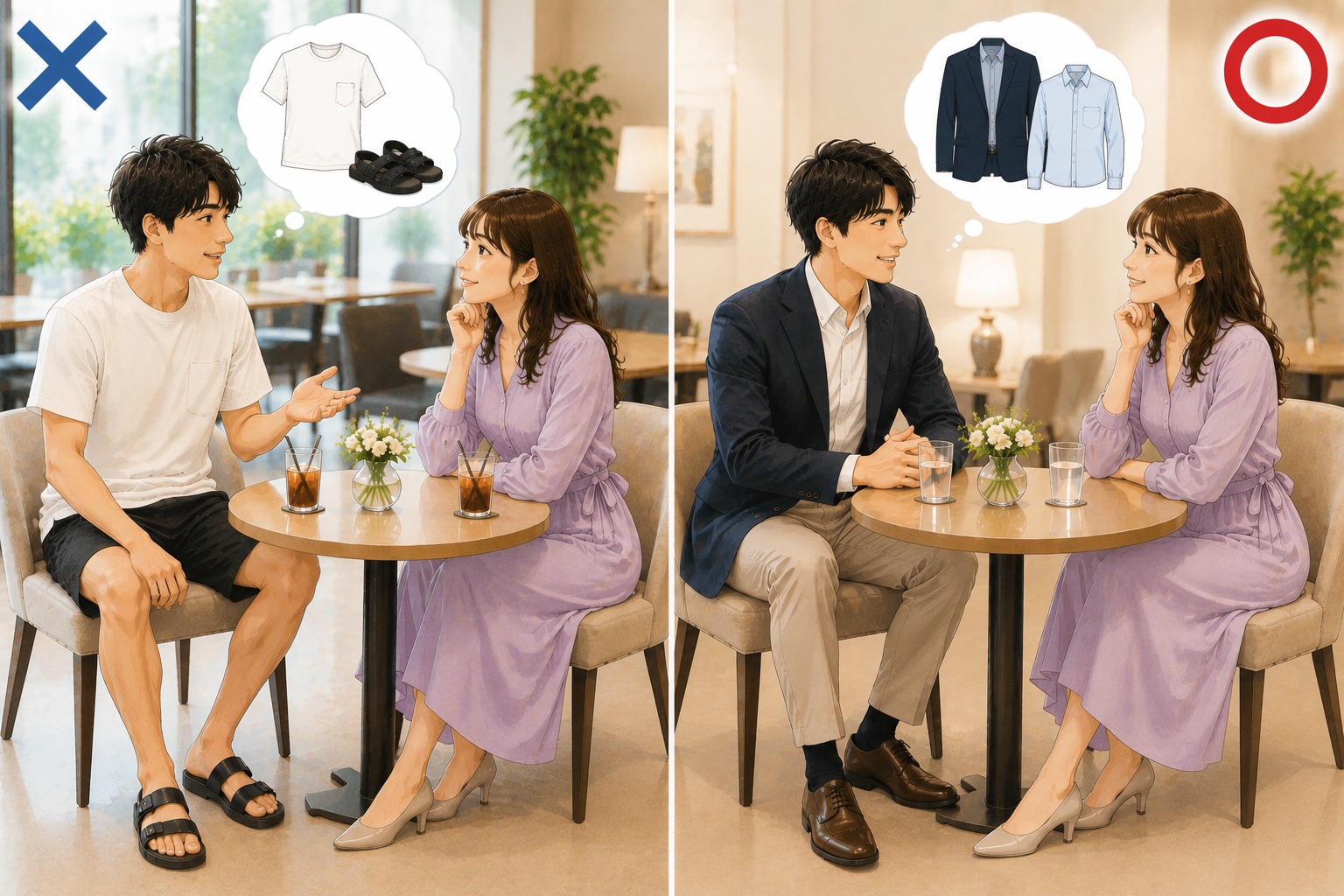 お見合いで「Tシャツ・サンダル」はなぜ避けた方がいいの？