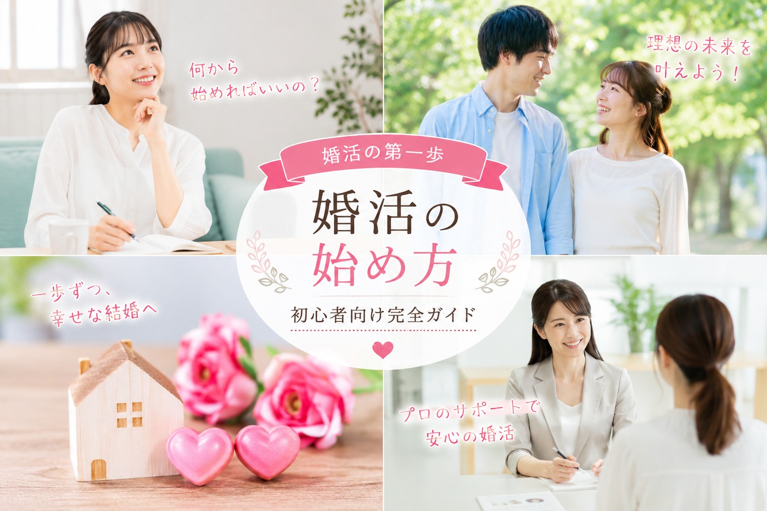 【婚活辞典 No.0001】婚活の始め方｜初心者向け完全ガイド｜LuckBridalClub