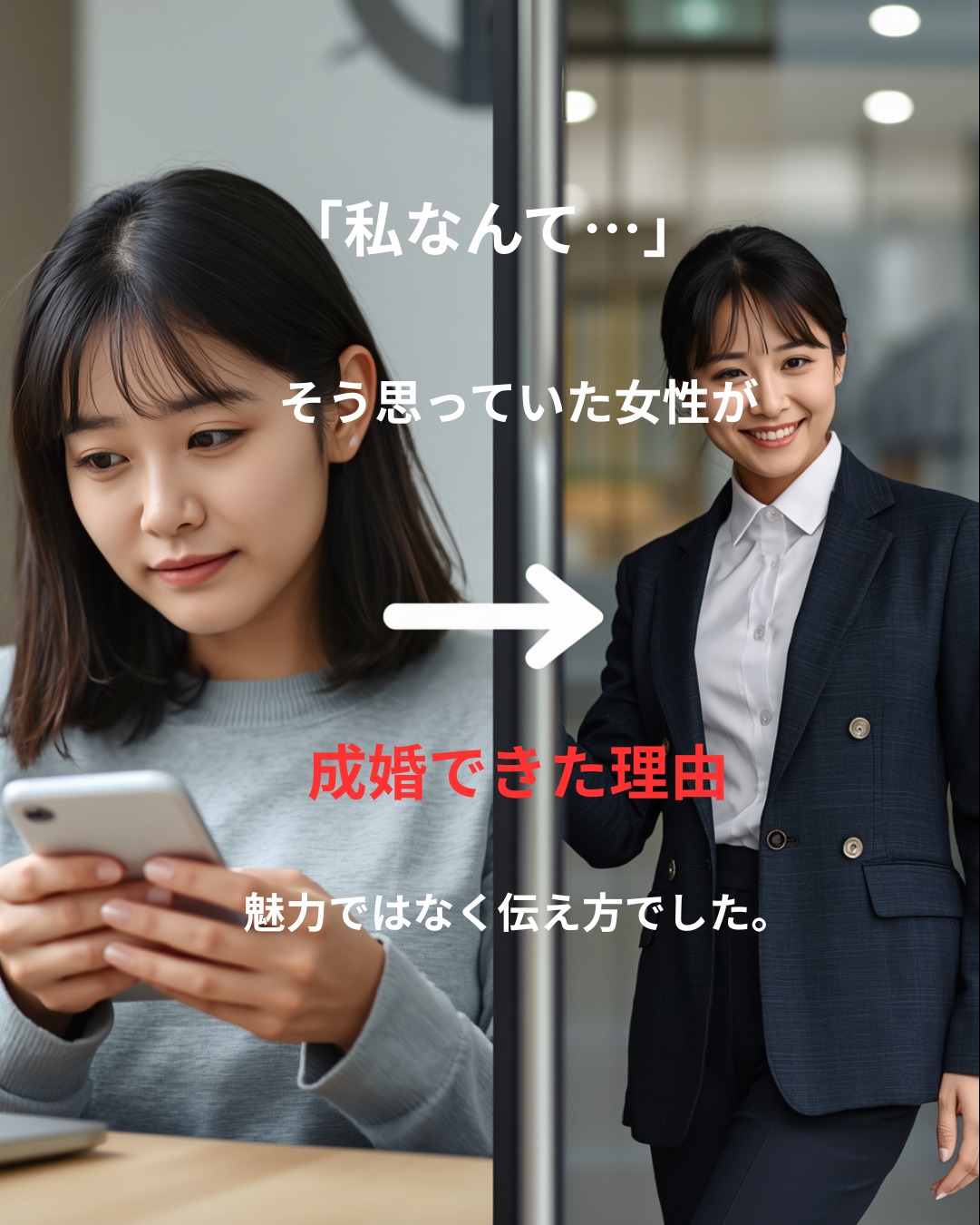 「私に魅力がないから…」そう思っていた女性が成婚できた理由