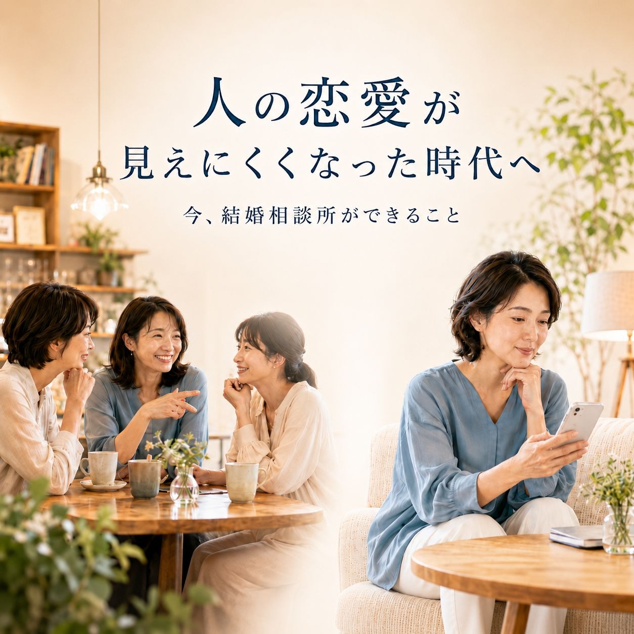人の恋愛が見えにくくなった時代に、結婚相談所の役割が大きくなっている理由