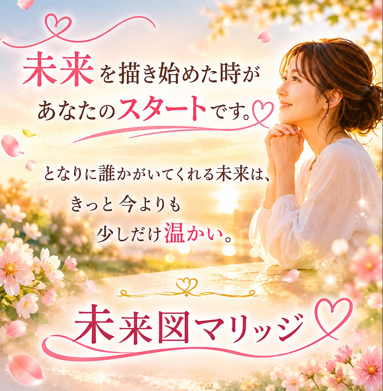 未来を描き始めたときが、あなたのスタート！