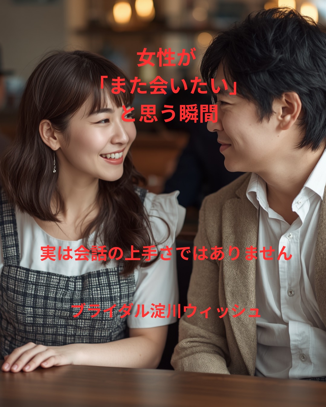 男性が思っているポイントと女性が見ているポイントは違う
