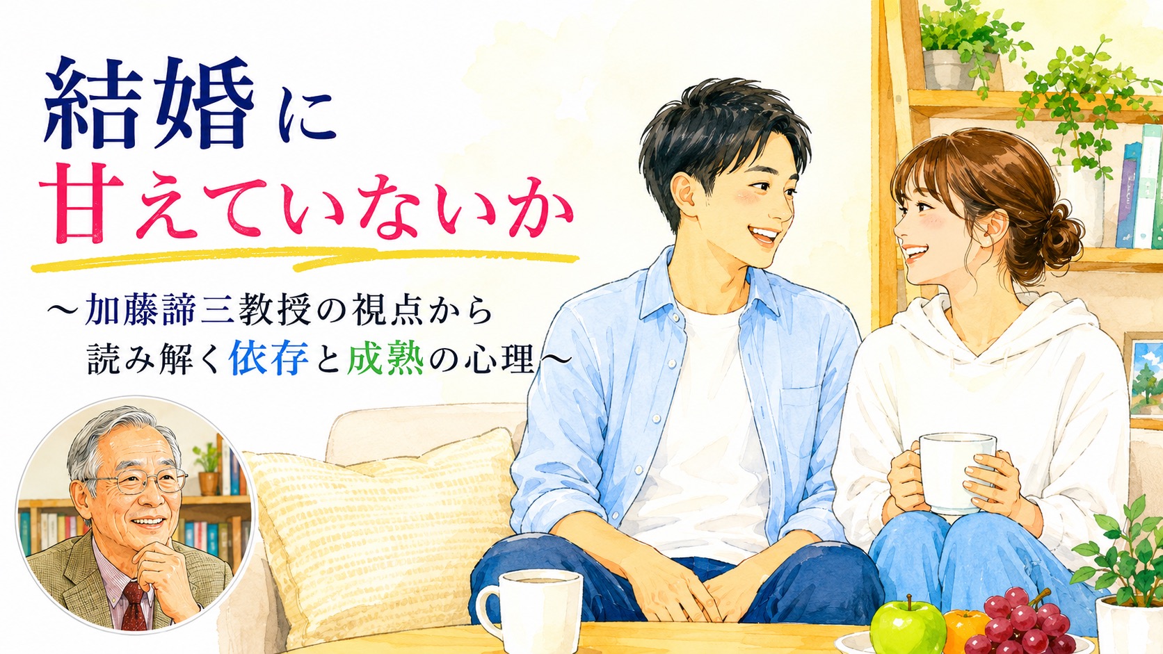 「結婚に甘えていないか」〜加藤諦三教授の視点から読み解く依存と成熟の心理   https://www.cherry-piano.com